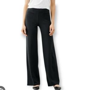 J.Jill S Black Ponte Wide Leg Pant M Petite